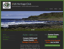Tablet Screenshot of irishclub.org